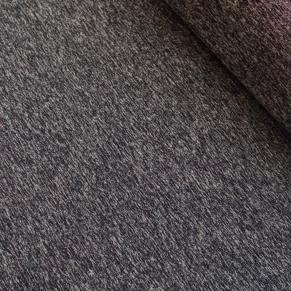 Midnight Sea, Festival Red & Blue Grey “Marle” lightweight Nylon Lycra Jersey - 1m