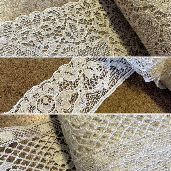 Antique Cotton Crochet Lace Trims Vintage - (5m length)