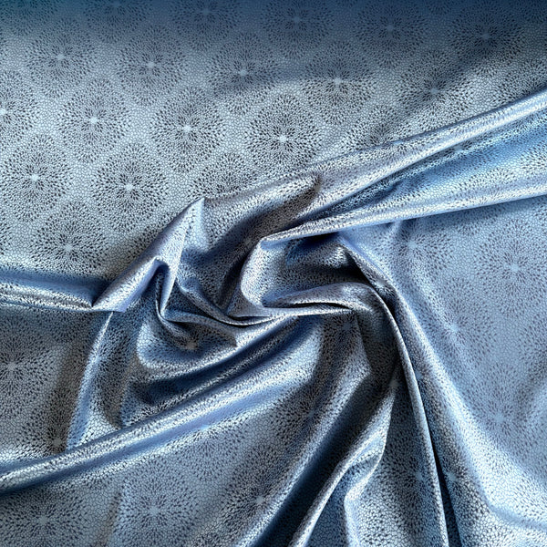 Boselli Segrino Abstract Jacquard Stretch Satin (170cm wide) - 1m