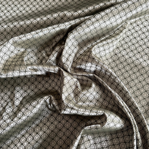 Boselli Segrino Abstract Jacquard Stretch Satin (170cm wide) - 1m
