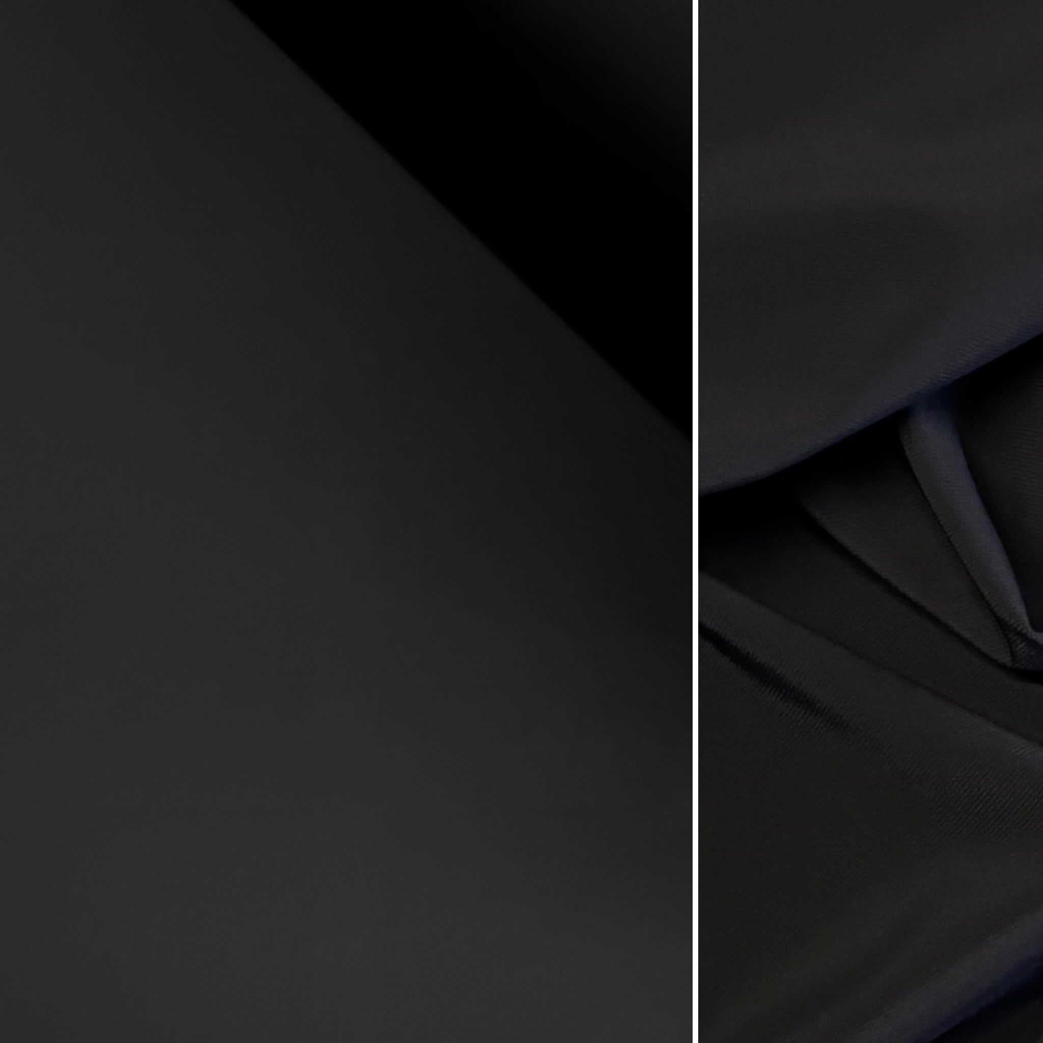 Carvico Revolutional MORE Stretch Matt Black Lycra Fabric - 1m