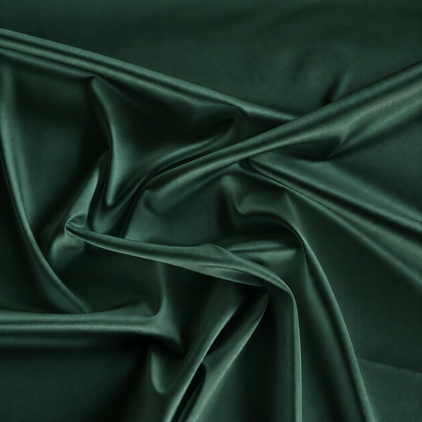 Laurie Forest Green Boselli Segrino Stretch Satin (175cm wide) - 1m