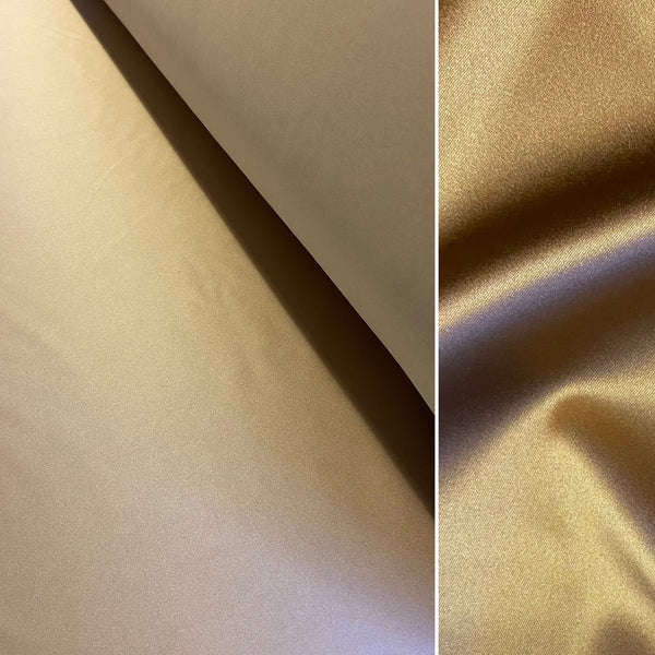 Boselli Segrino Copper Bronze Skin Stretch Satin 1m - (175cm wide)