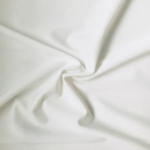 Carvico Vita Stretch Matt White Lycra Fabric - 1m
