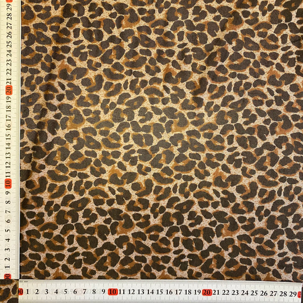 Leopard Soft Lightweight Stretch Mesh Tulle Net (160cm wide)  - 1m
