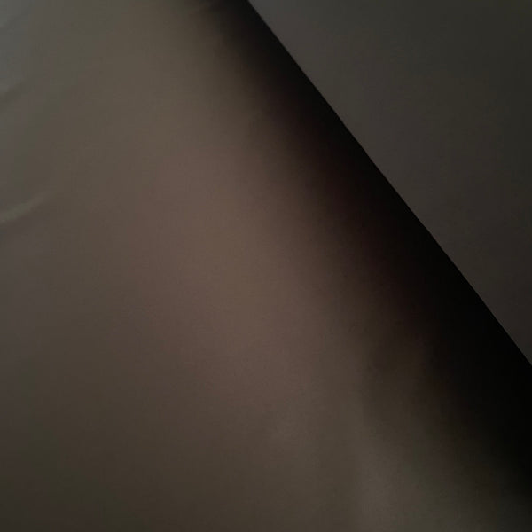 Boselli Segrino Chocolate Brown Skin Stretch Satin 1m - (100cm wide)