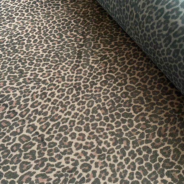 Filet de tulle en maille extensible doux et léger léopard (150 cm de large) - 1 m