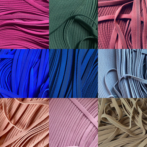 Assorted Colours of 10mm Wide Plush “Fortitube” Wire-casing Channeling - (10m length)